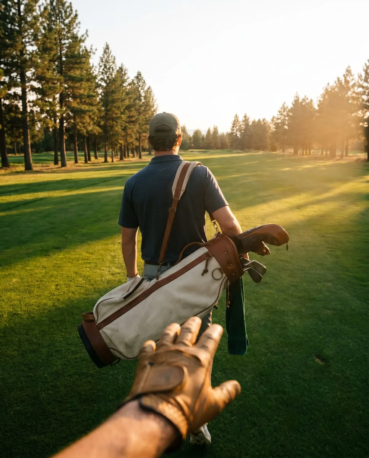 The player app on the course